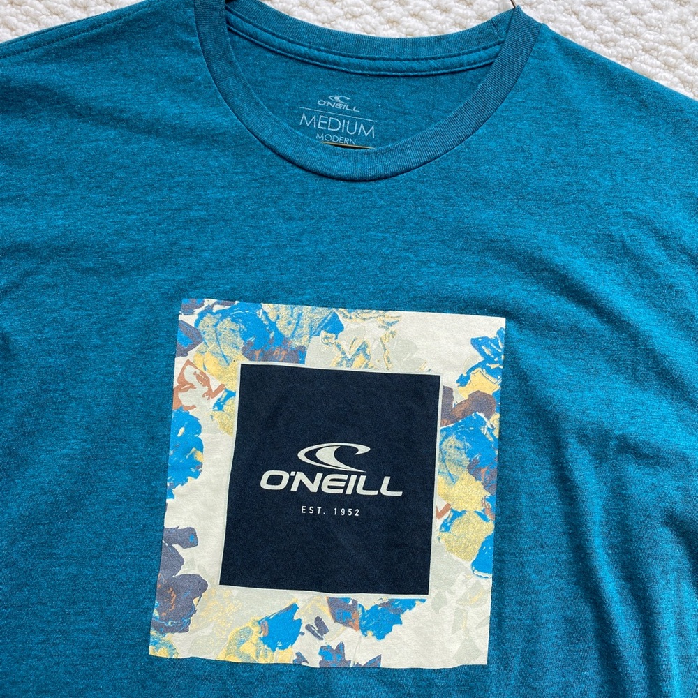 O’Neill Blue Tshirt Mens M - Picture 2 of 5